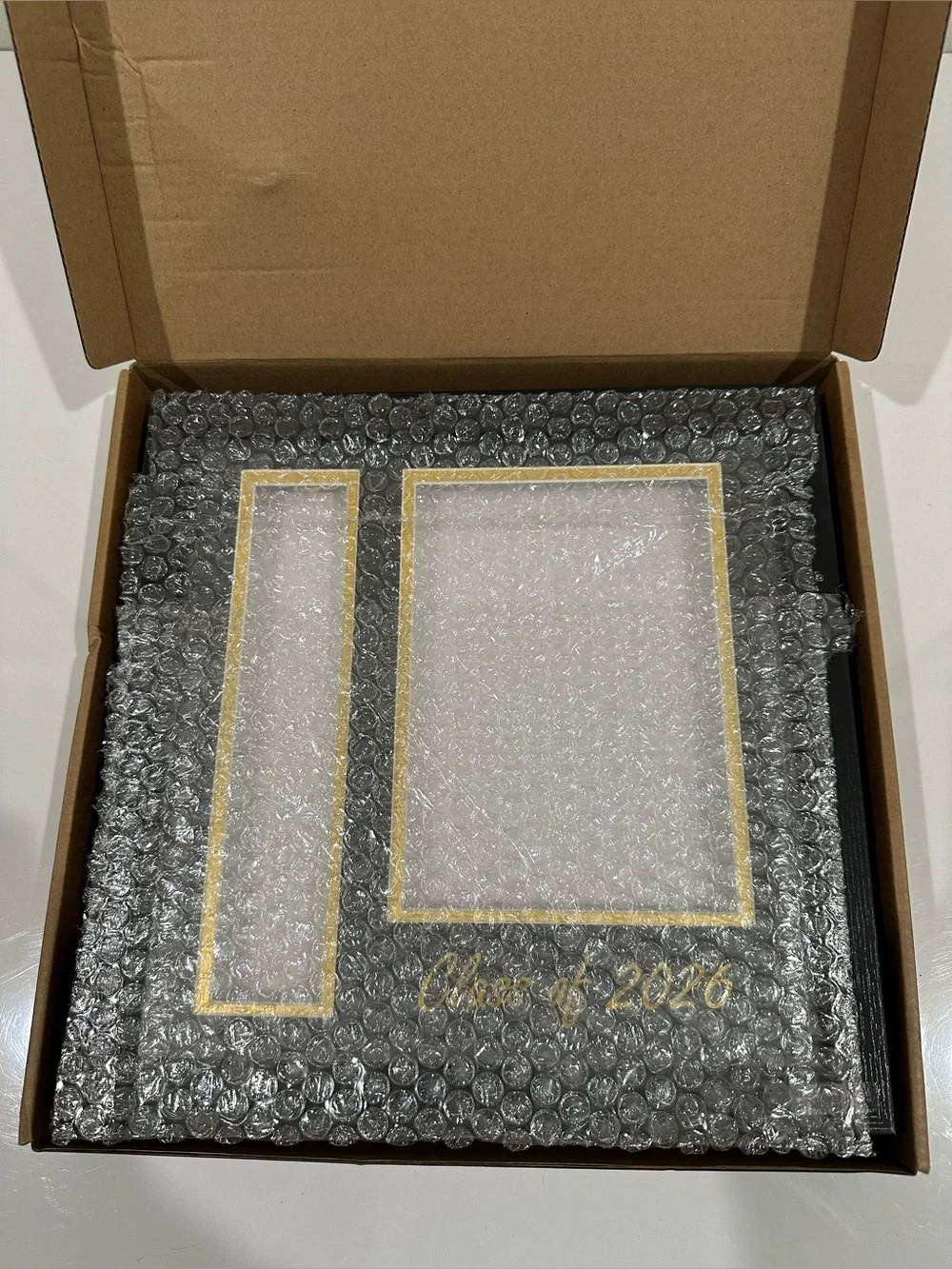New Class of 2026 Shadow Box Picture Frame for Senior Photo Graduate Tassel 4x6